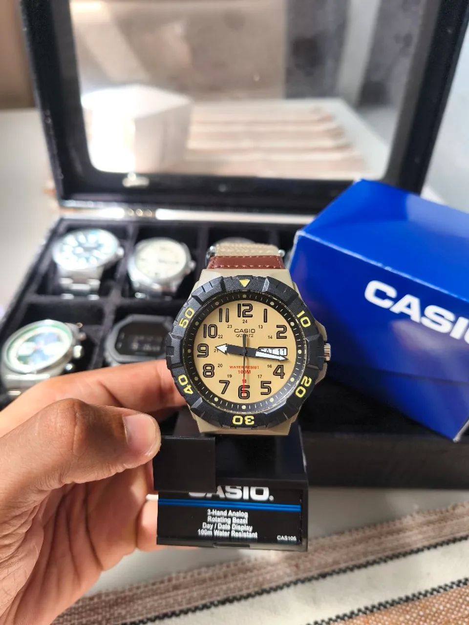 Relógio Casio 5474 com Pulseira de Velcro  - Foto 3