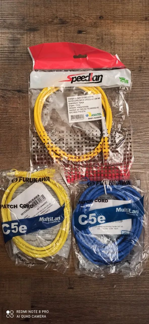 3 new and certified network cables64842097257473120