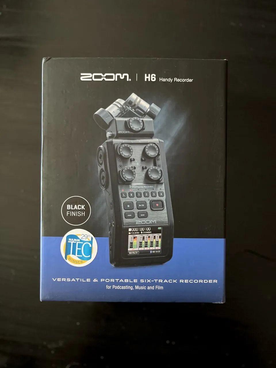 Gravador de Áudio Zoom H6 - Novo - 6 Canais