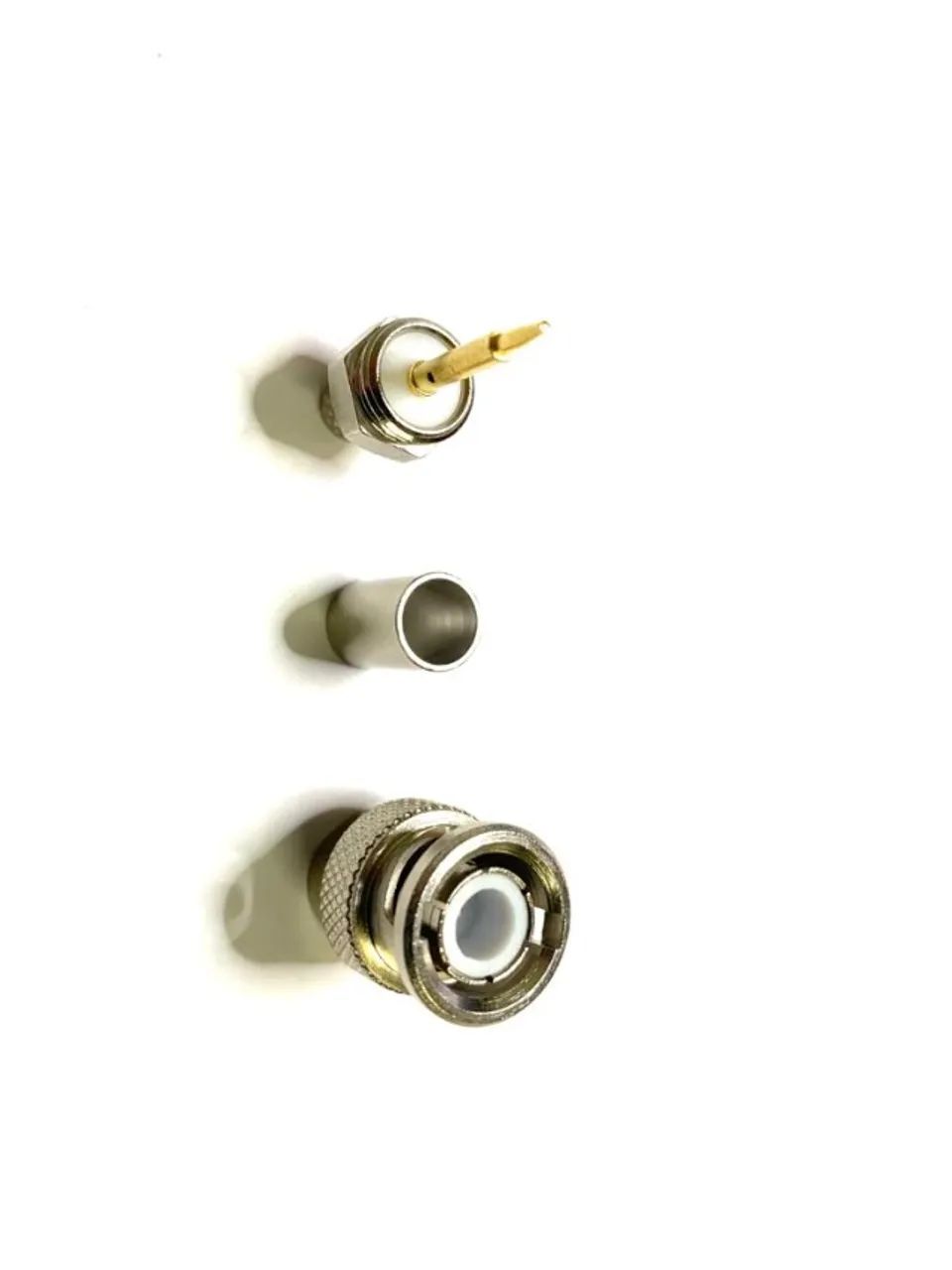 Lm-2cr Conector Bnc Macho pino fixo - Klc (kIT28pçs) - Foto 3