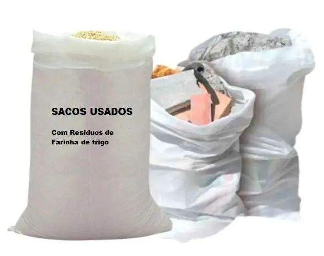 Kit 50 Sacos de Rafia, Vazios (25kg) para entulho* - Foto 2