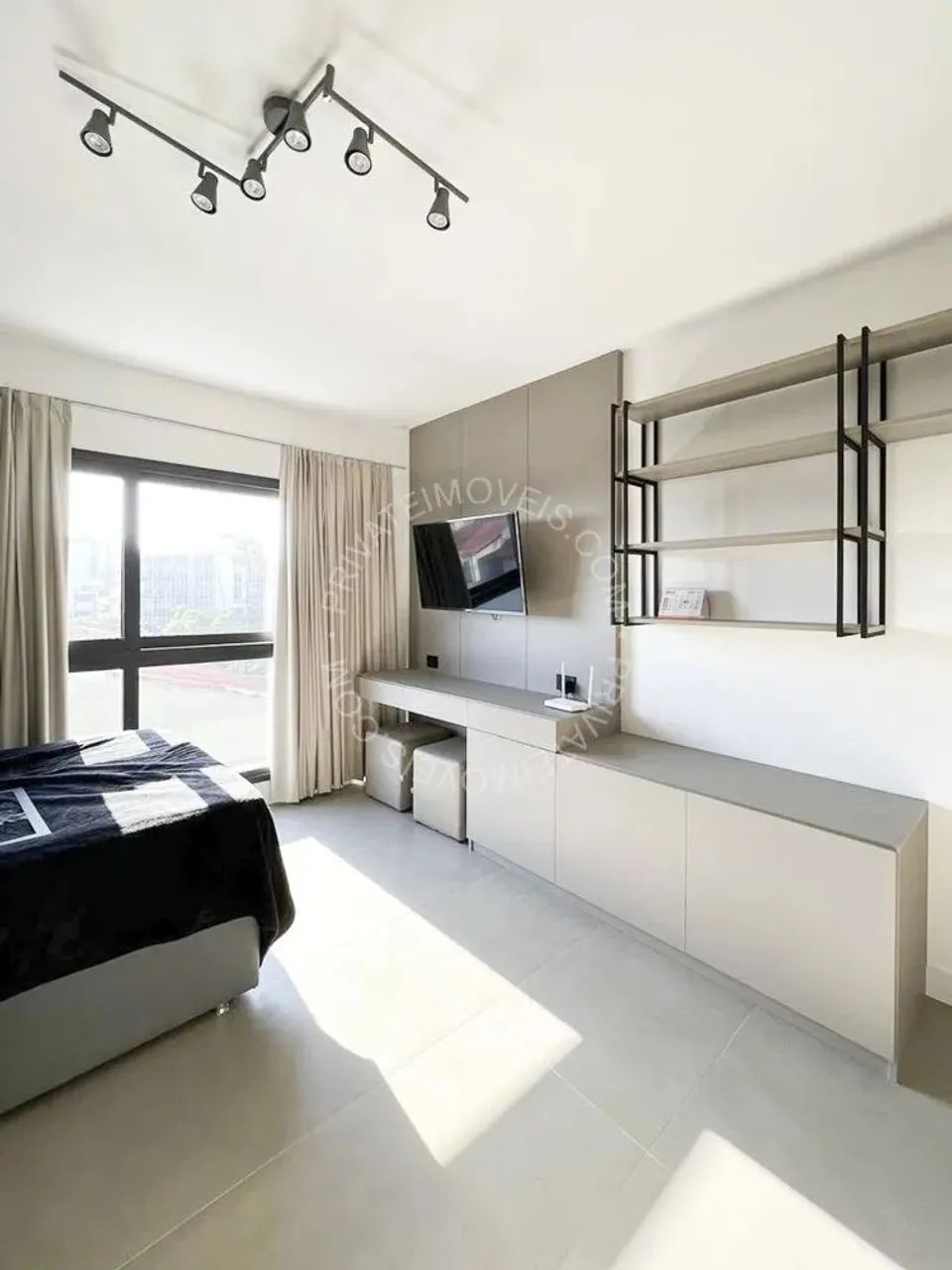 Apartamento Studio mobiliado para alugar no Petrópolis com 1 quarto - Foto 3