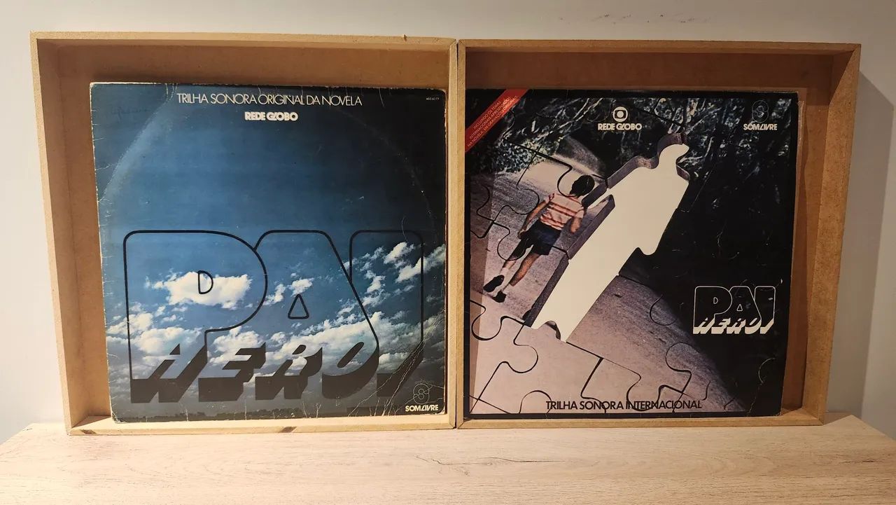 Discos de Vinil Trilha Sonora Novela Pai Herói