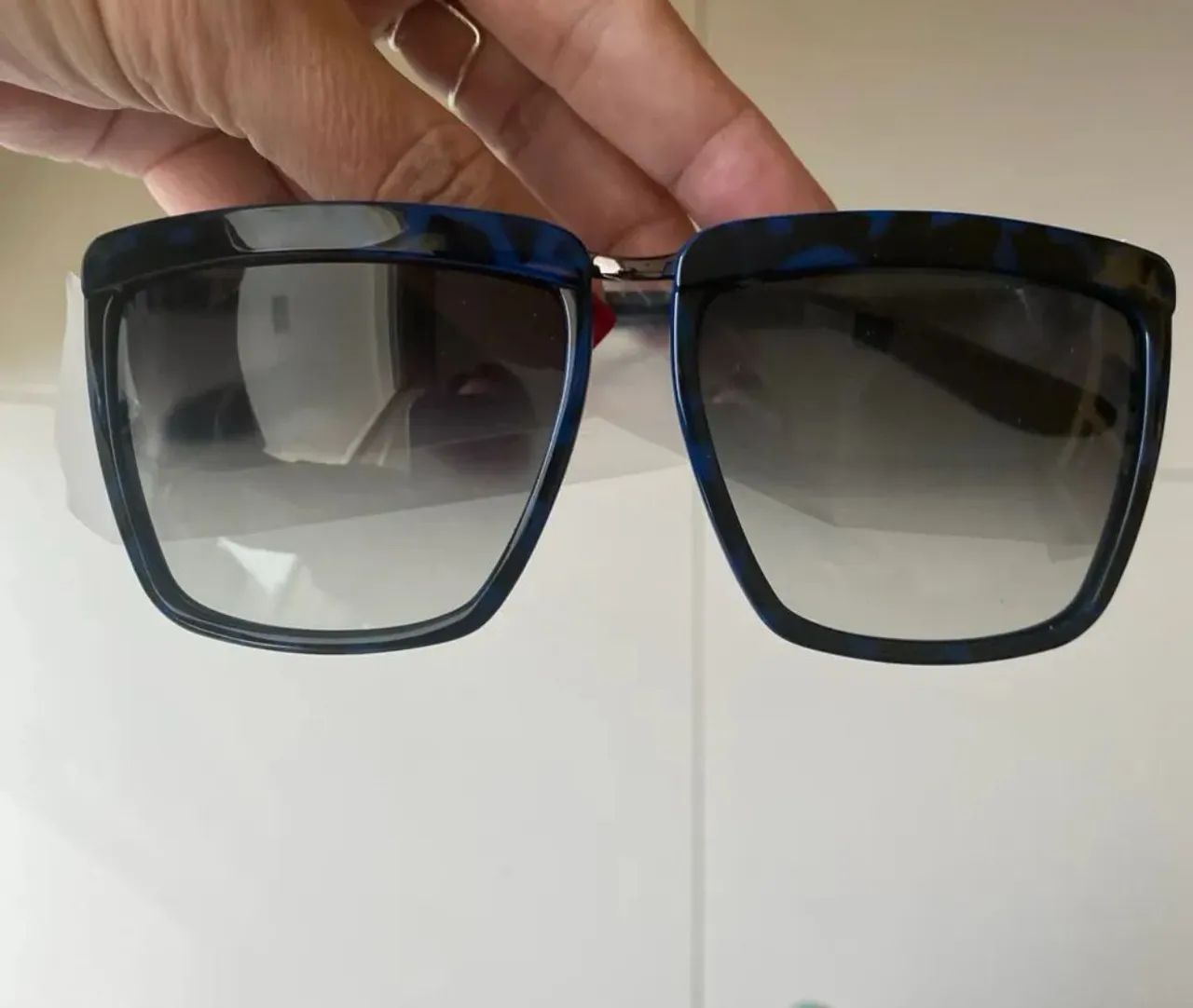 Óculos Marc Jacobs Azul Animal Print - Foto 5