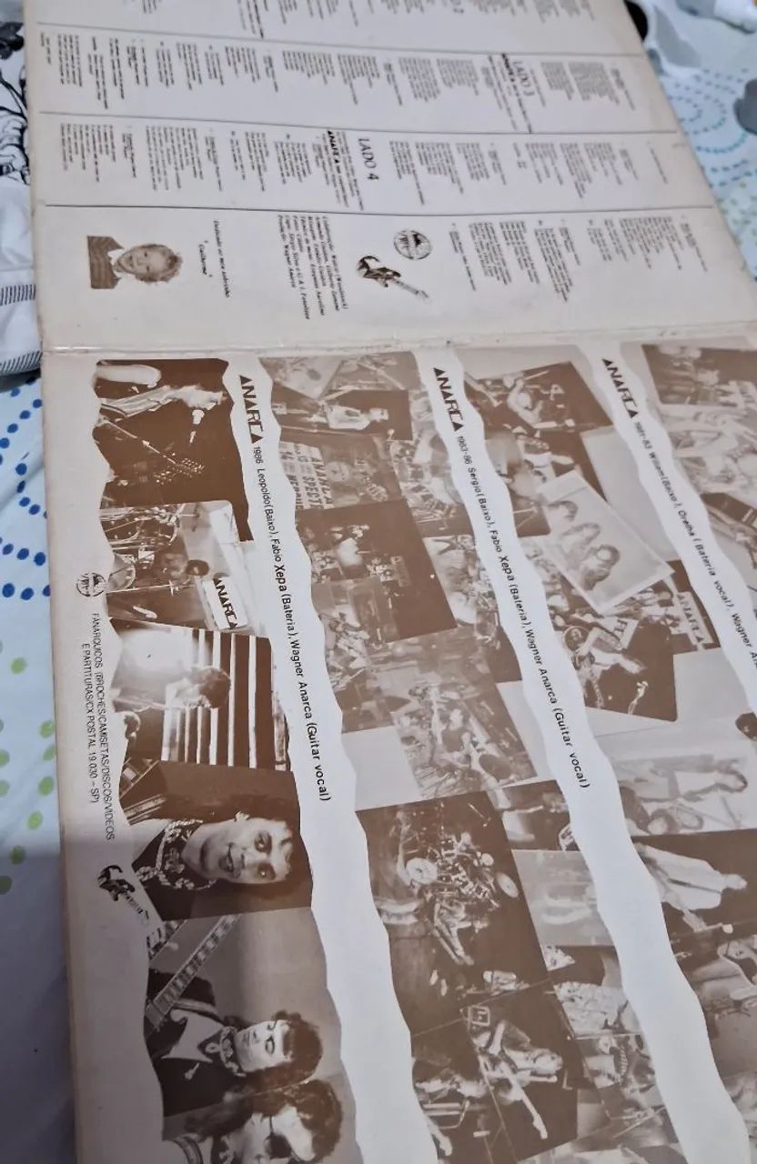 Disco de vinil usado duplo banda Anarca ao vivo - Foto 3