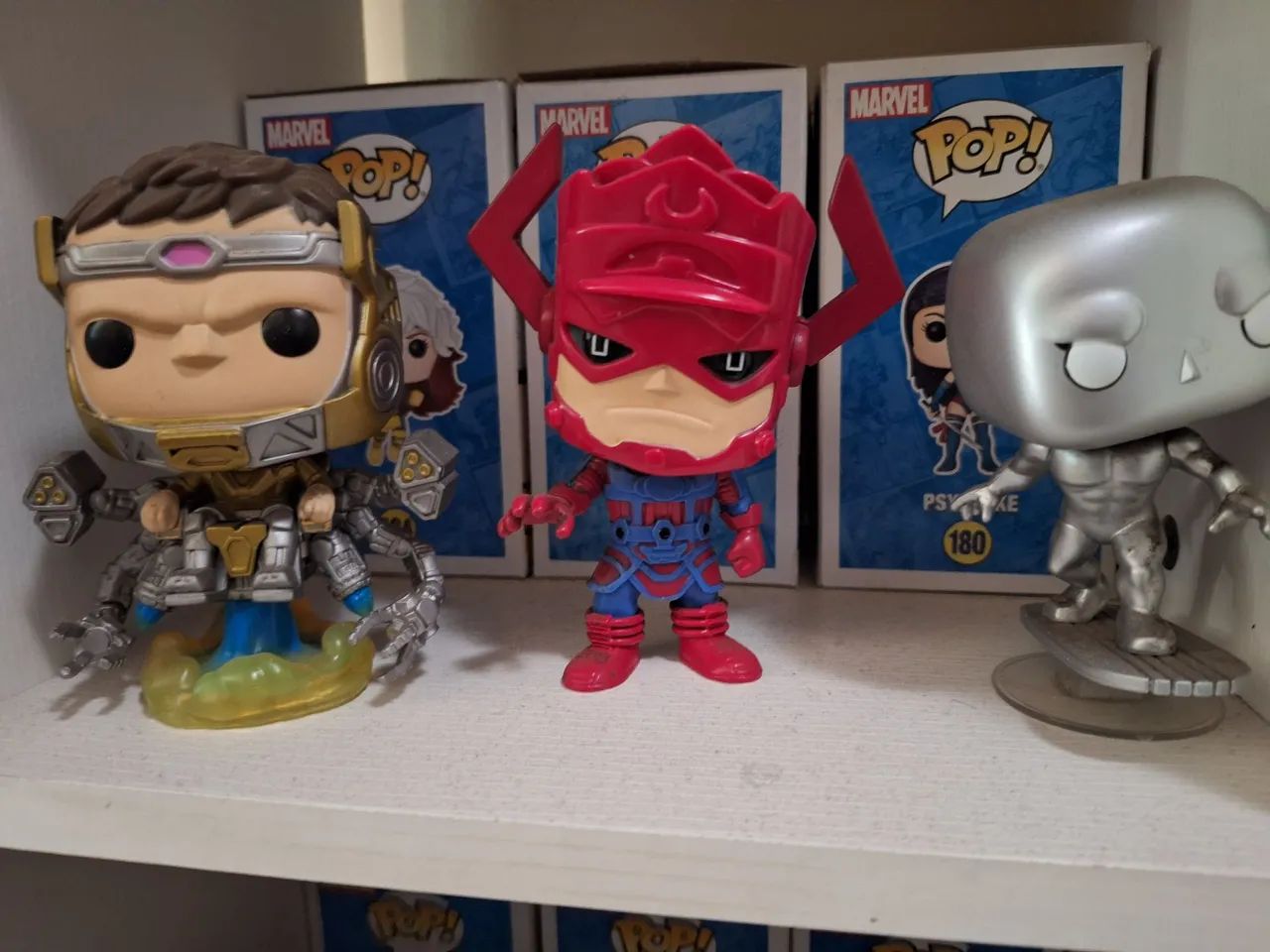 Vilões marvel funko pop vingadores e quarteto fantástico 