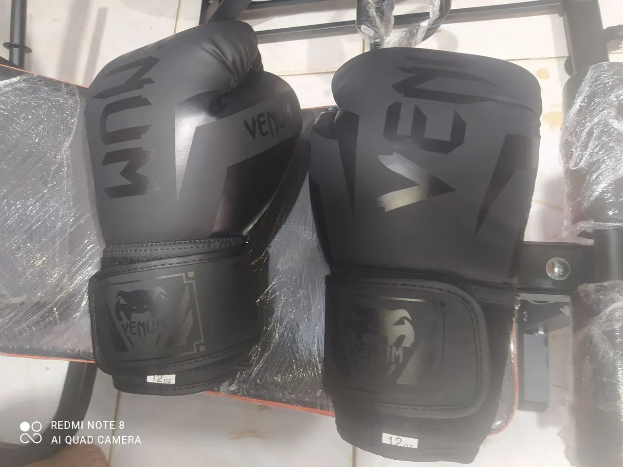Luva 12 Oz Venum preta