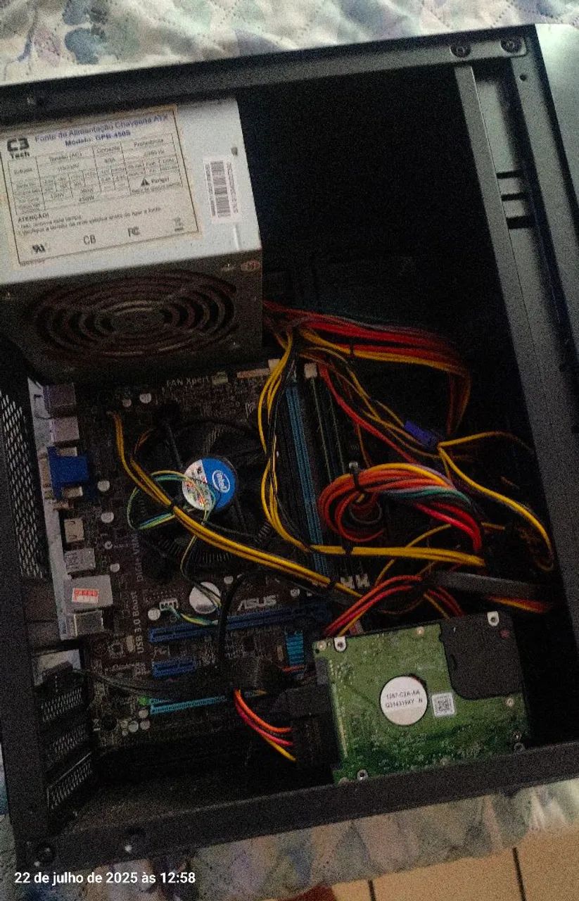 Computador Desktop PC - Gabinete Completo Usado - Foto 3