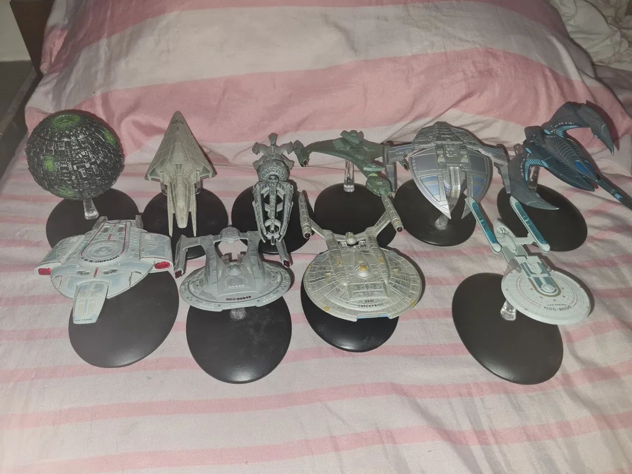 Lote Coleção de naves Star Trek - Eaglemoss