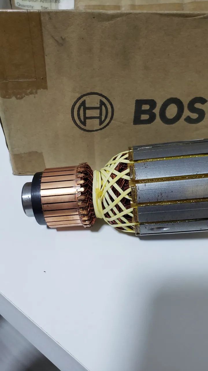 Induzido 220V GCM 10m 1b20 Bosch para Serra Meia Esquadria Original - Foto 3