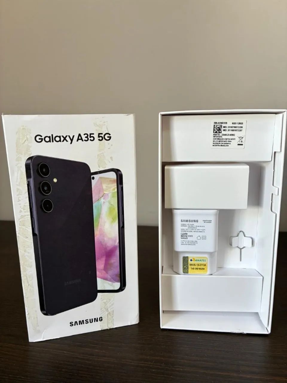 Smartphone Samsung Galaxy A35 5G 128GB 6GB RAM Azul Escuro_Muito Novo!!! - Foto 3