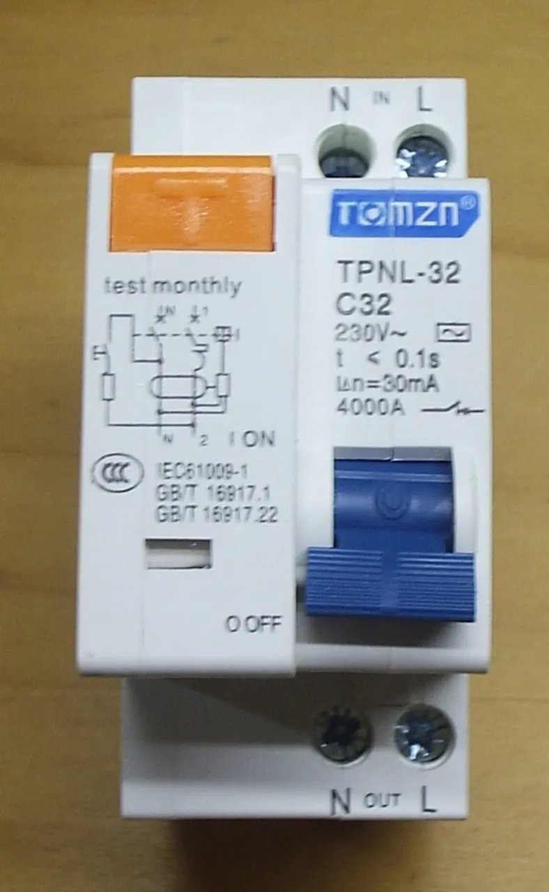 Disjuntor Diferencial Tomzn 32A