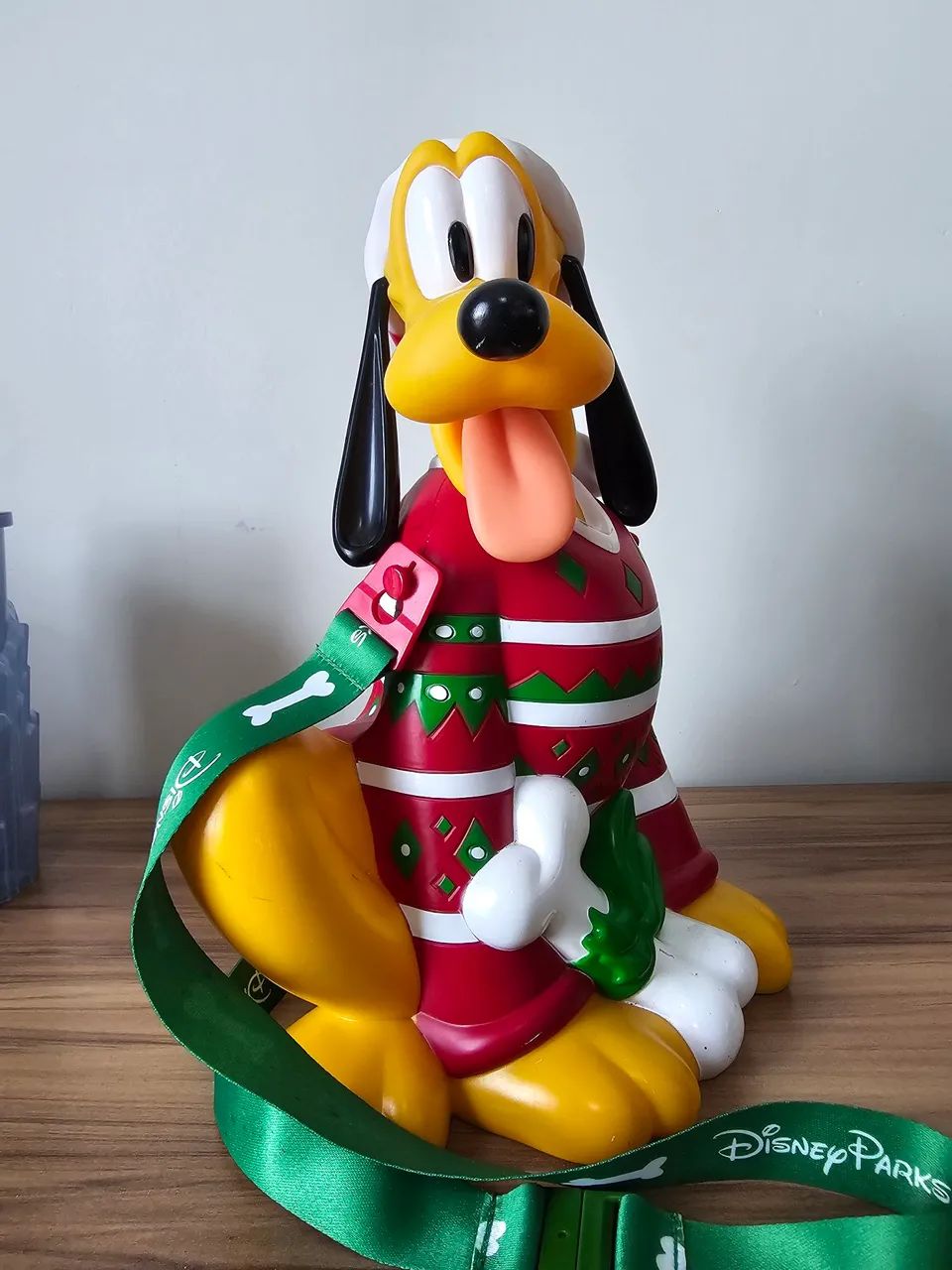 Balde Pipoca Pluto Natal Disney Parks