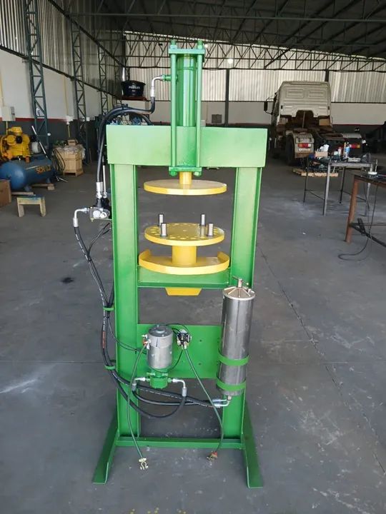 Prensa Hidráulica Para Desmontagem e Montagem De Fusos De Colhedora de Algodão  - Foto 2