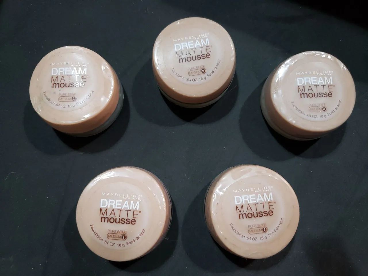 Base Maybeline - preço unitário, tenho 5 