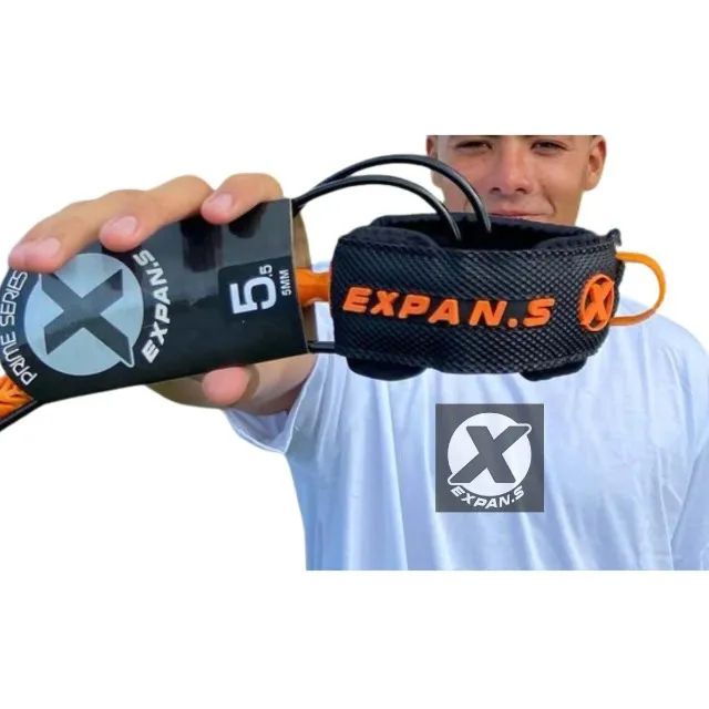 Leash Surf 5mm Expans Com Duplo Distorcedor Injetado- Strep Profissional