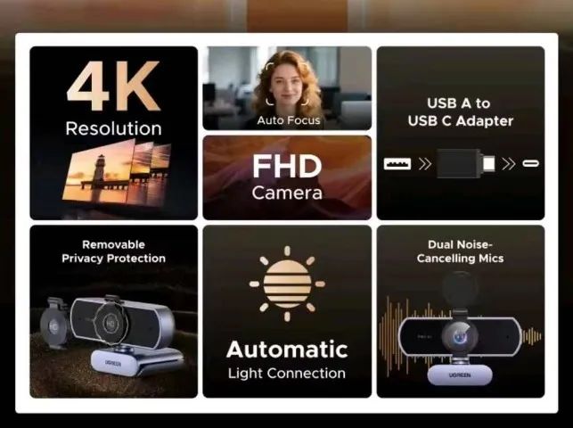 Webcam 4k Ugreen - Foto 3