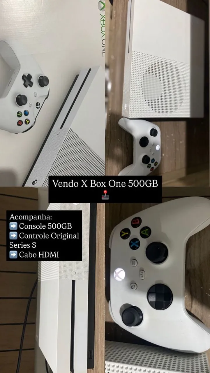 Xbox One 500GB + Controle Original + Cabo HDMI
