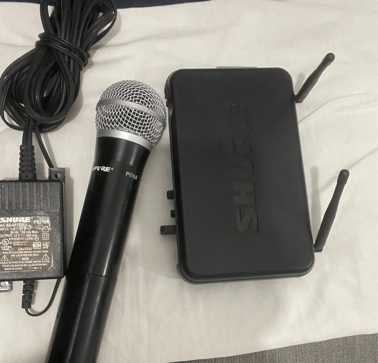 Microfone sem fio Shure modelo pg58 - Foto 3
