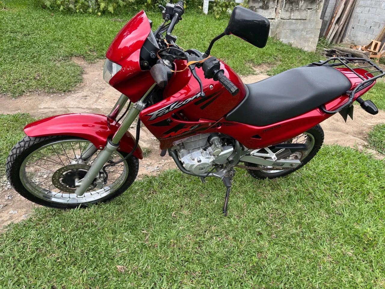 Honda NX Falcon- Vermelha - 2003 - Foto 5