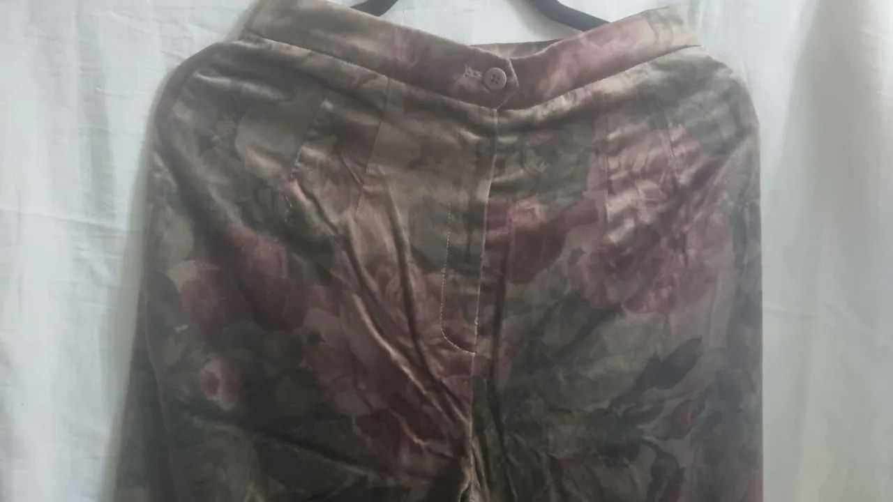 Calça floral acetibana 38  - Foto 5
