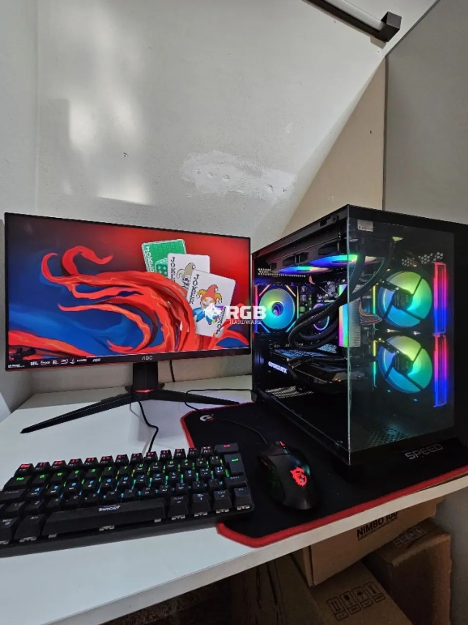 PC Gamer - Ryzen 7 7700 + RTX 4060 Ti 8GB + RAM 32GB + SSD M.2 NVMe 1TB ...