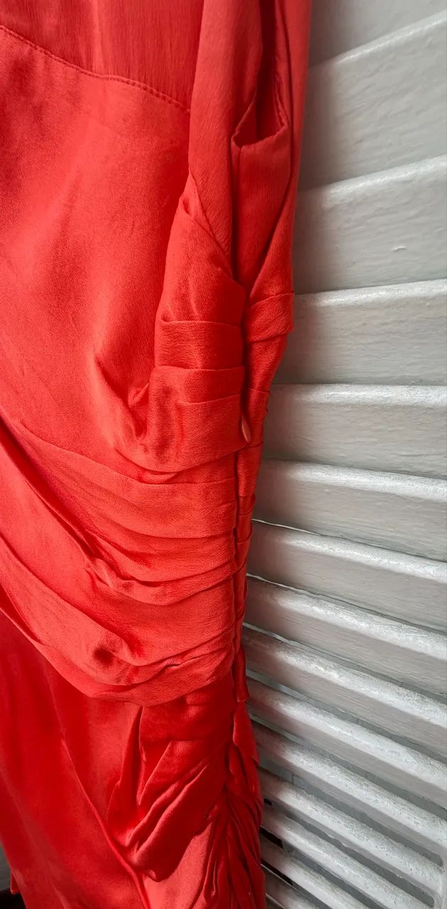 Micro Vestido de seda Tufi Duek - Foto 4
