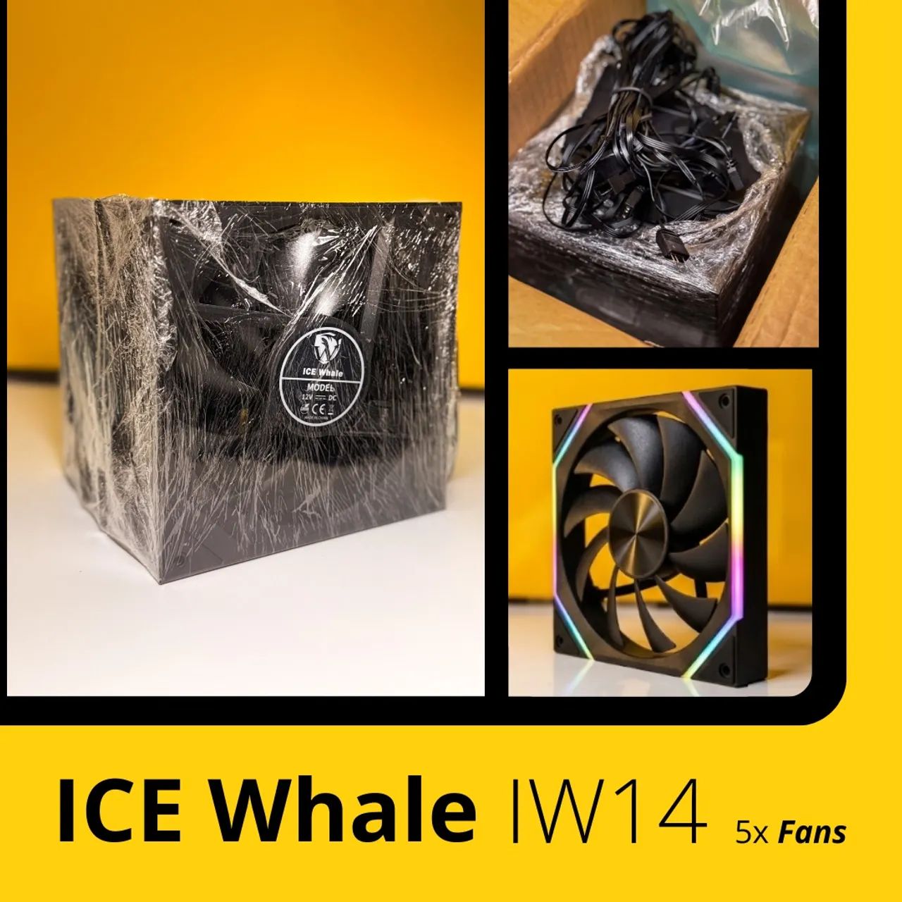 5 Fans Ice Whale iw-14 140mm Reverse - Foto 2