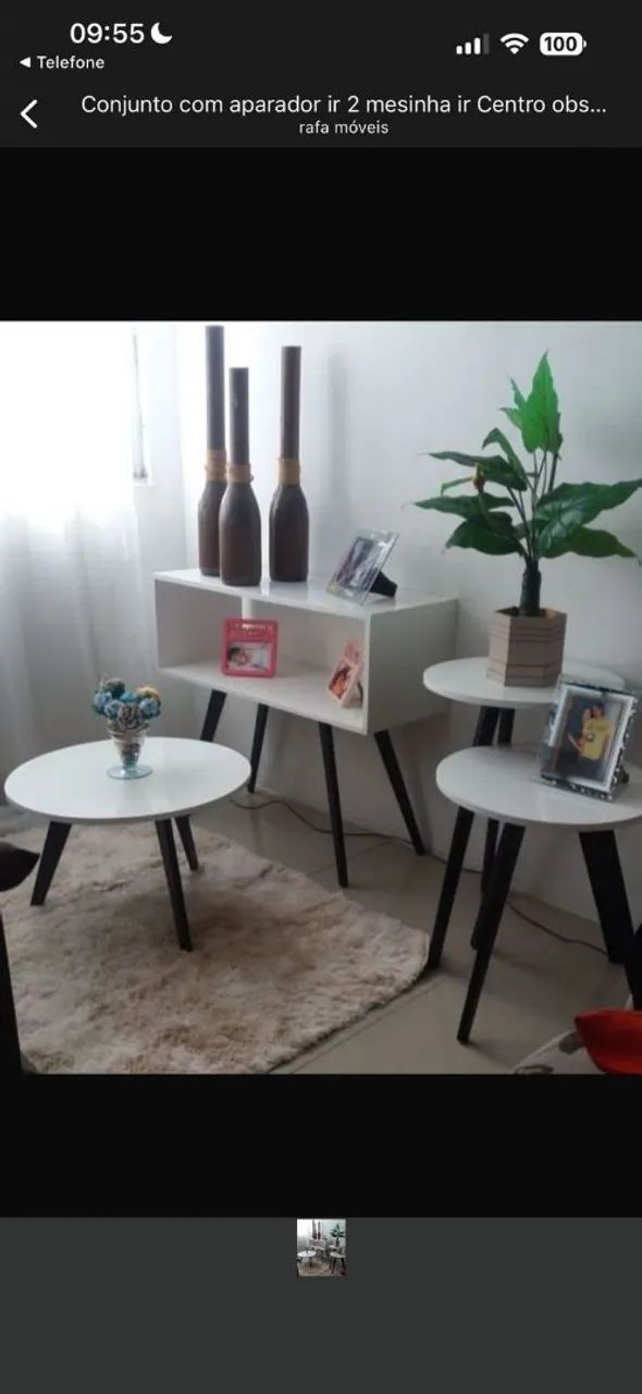 Vendo lindas mesinha de canto e aparador Fabricação própria mdf  ..