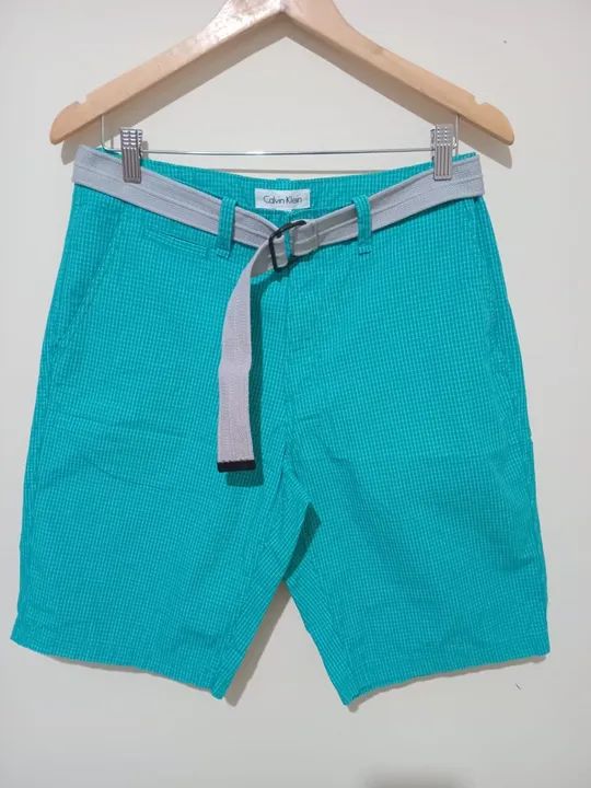 Bermuda Calvin Klein Masculino Verde - Foto 3
