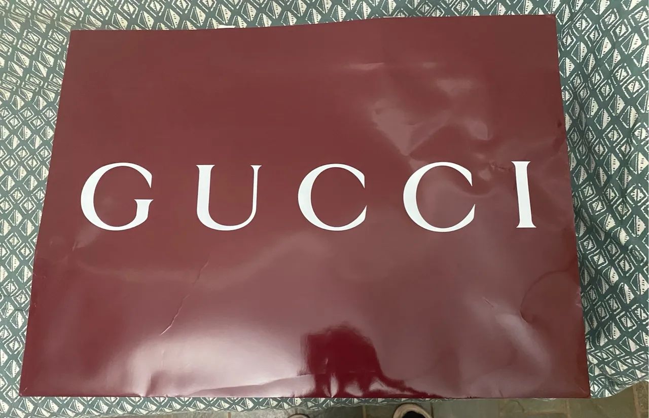 Sacola de papel Gucci grande  - Foto 5