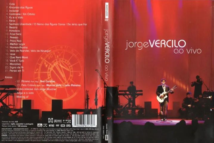 Dvd Jorge Vercilo - Ao Vivo - Foto 4