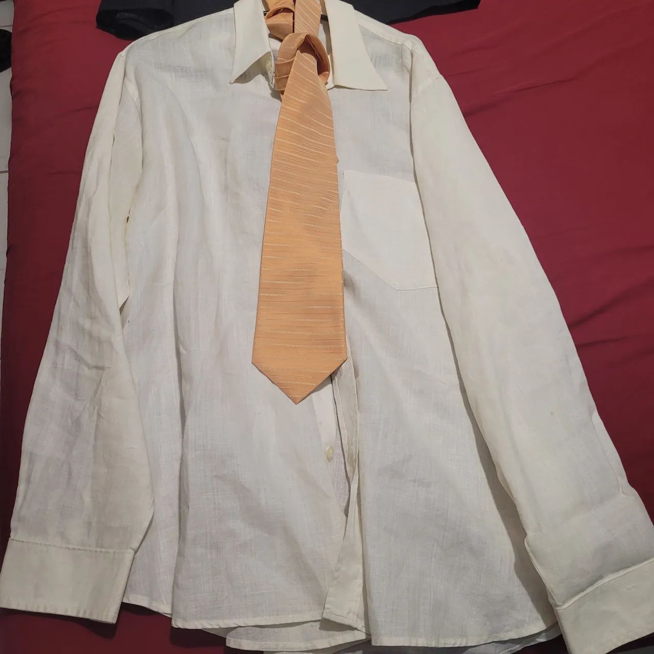 Blazer 16 anos com gravata e camisa de linho - Foto 2