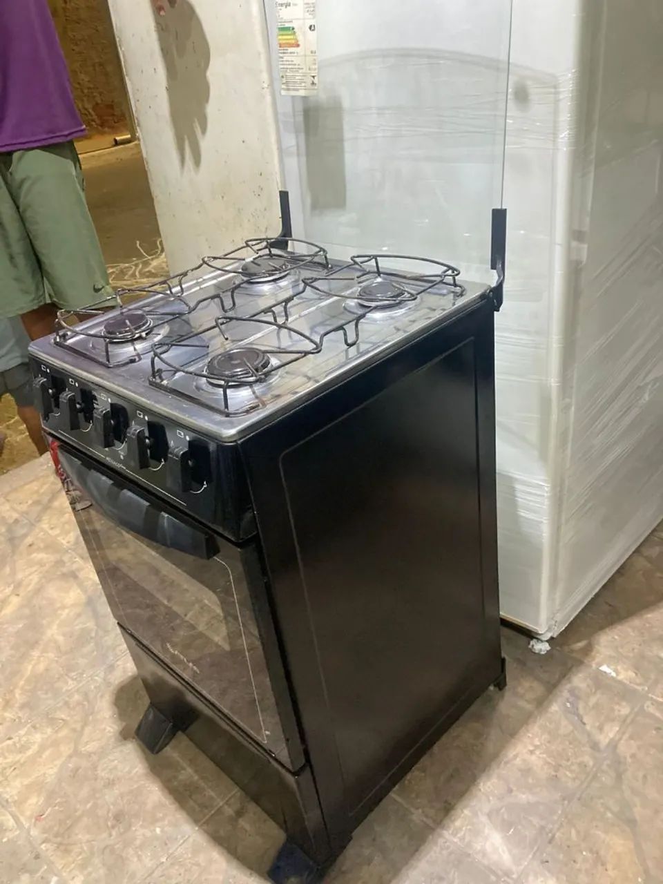 Fogão Atlas Preto Automático  - Foto 2