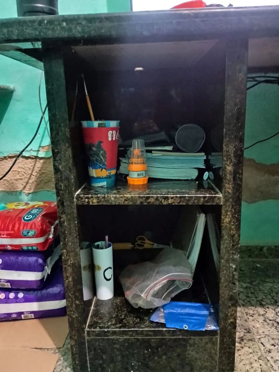 Mesa para computador de granito - Foto 4