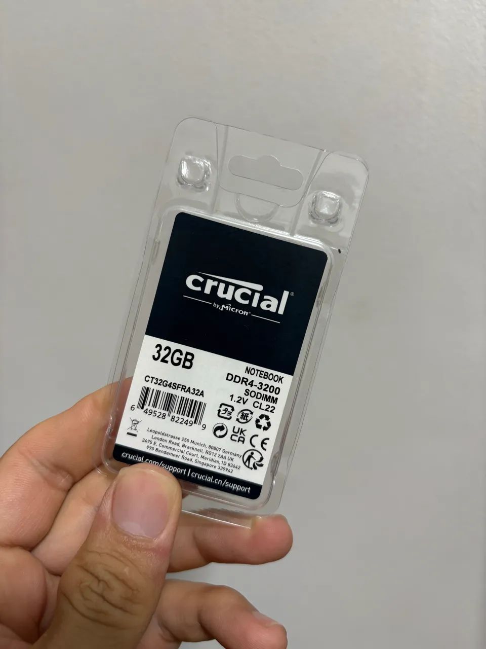 Memória 32gb crucial notebook - Foto 3