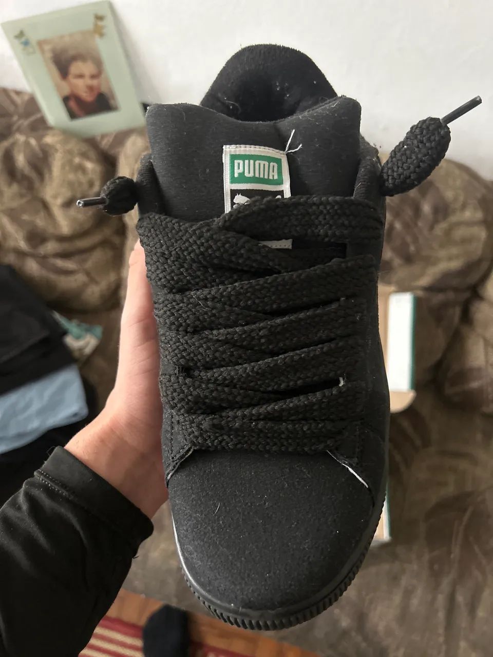 Tênis puma suede XL  triple black  - Foto 4