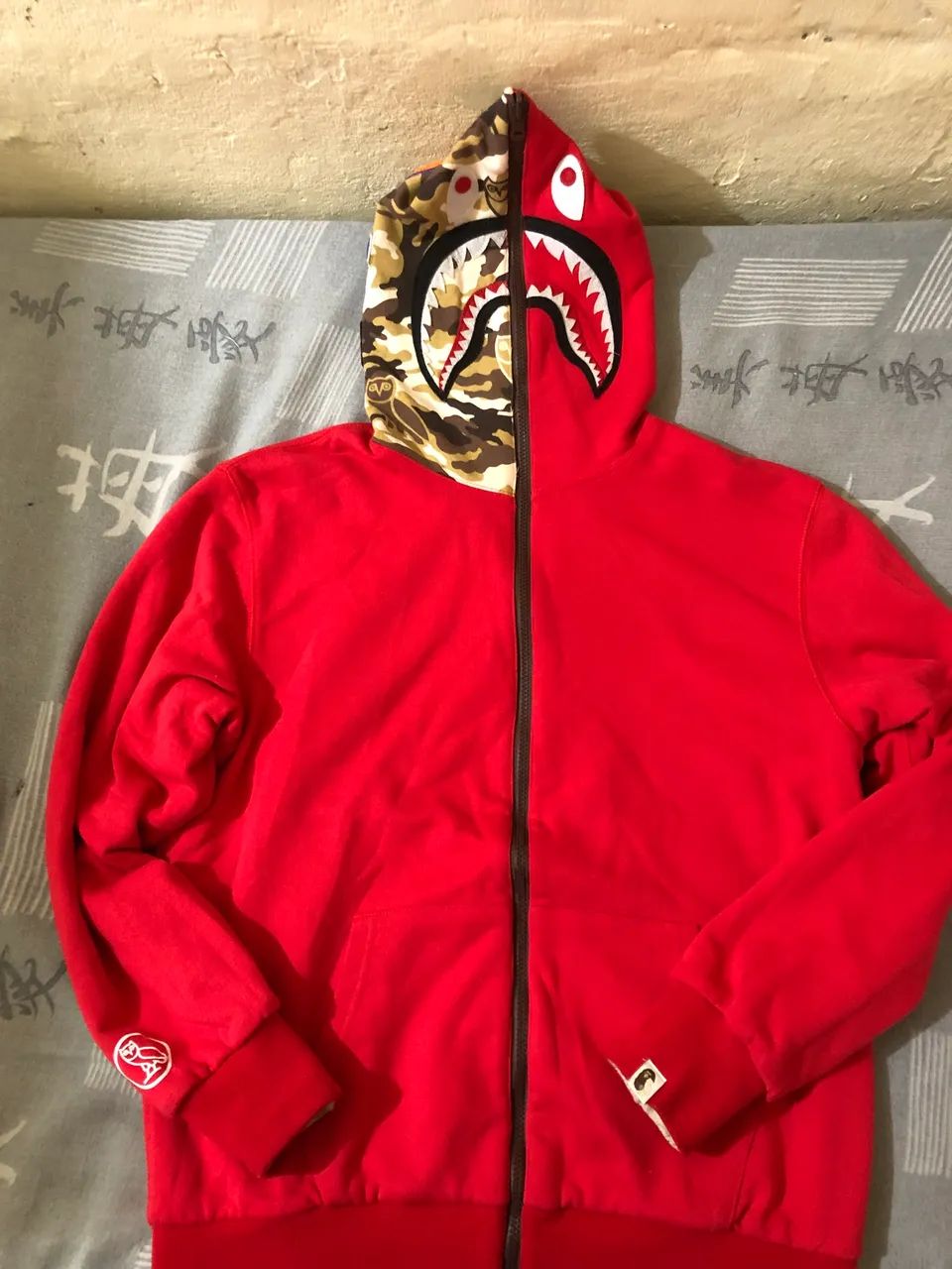 Jaqueta Moletom Bape x OVO - Foto 3