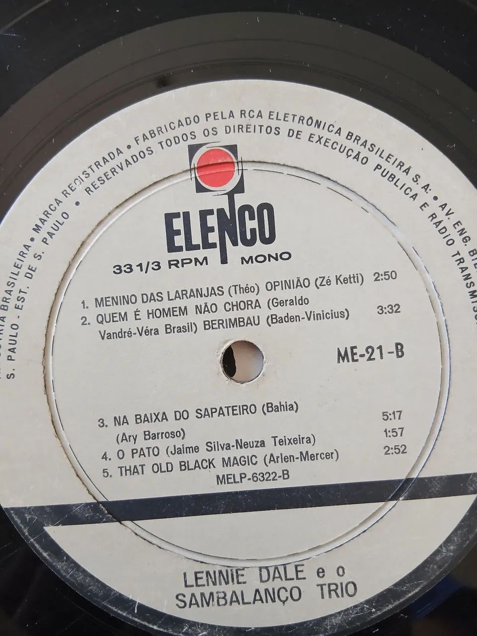 Lp lenine dale e o sambalanço trio usado. - Foto 5