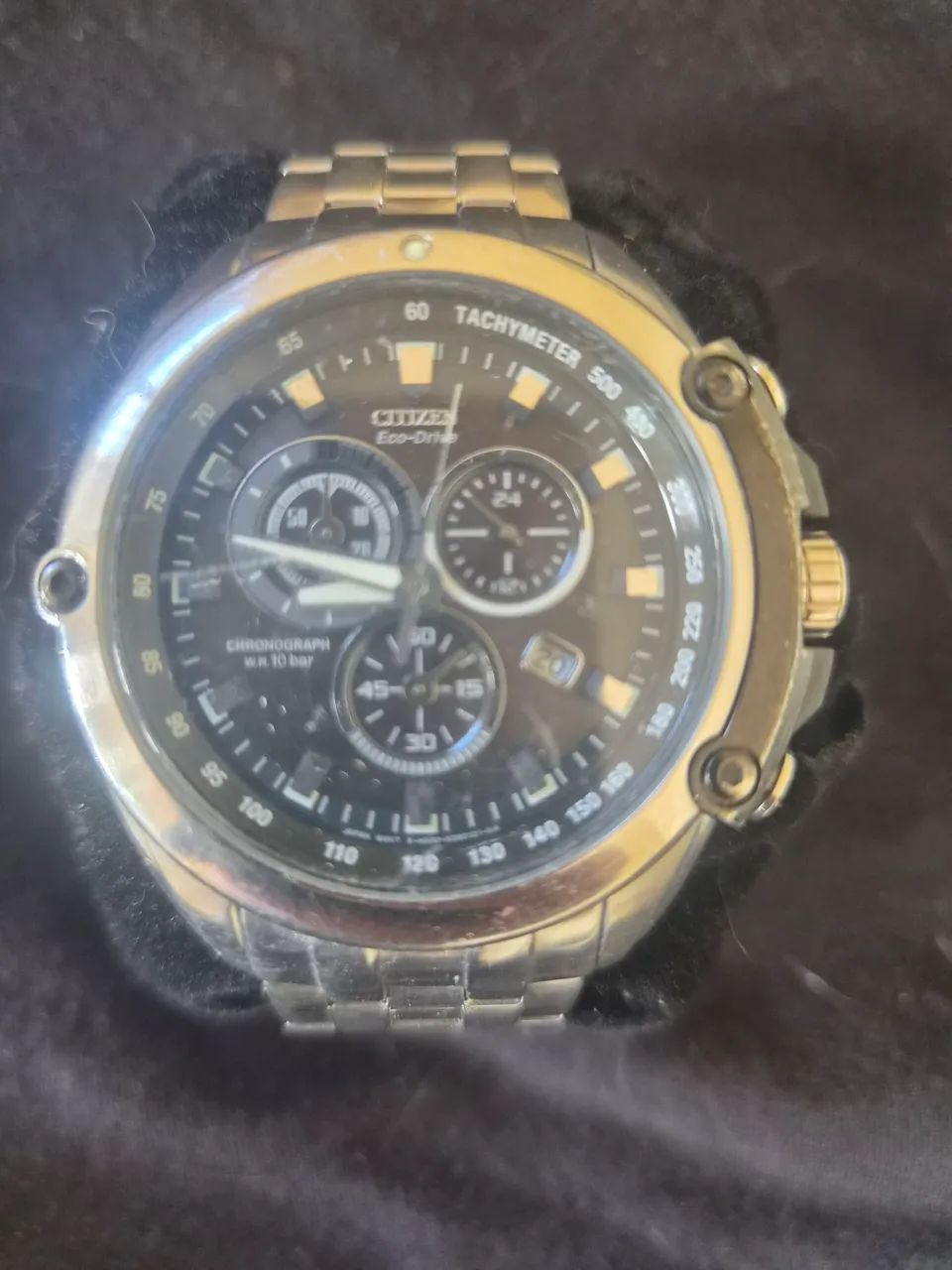Relogio Citizen Eco Drive cronografh 100M