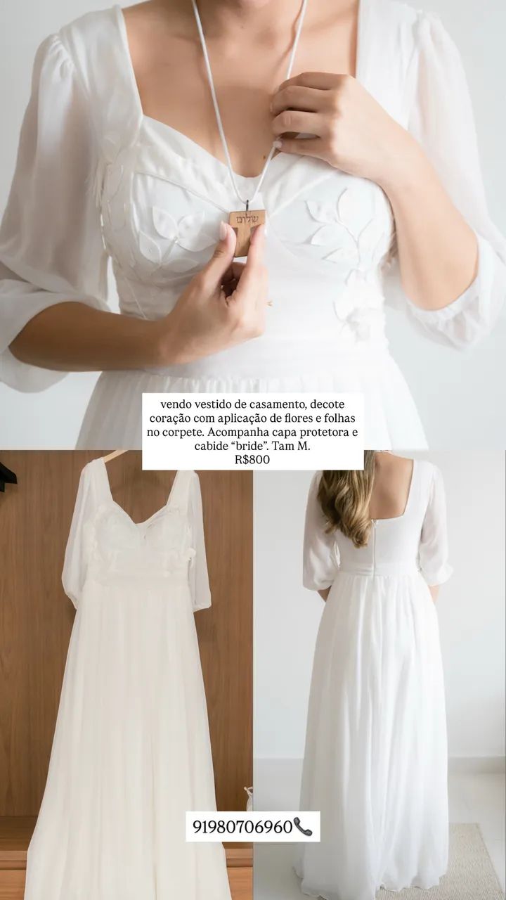 Vendo vestido de casamento