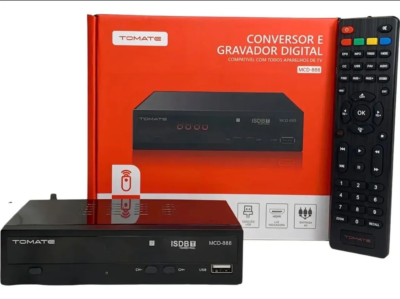 Conversor e gravador digital tomate model mcd-888,novo sem uso. - Foto 5