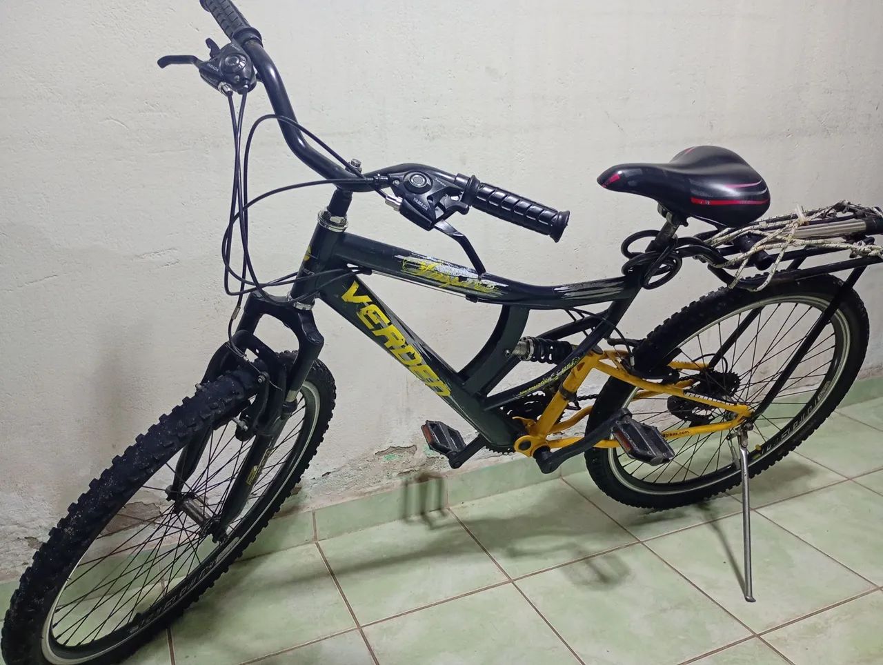 Bicicleta com macha