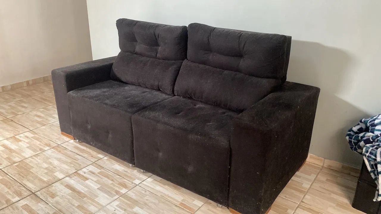 Sofá  reclinável  semi novo  - Foto 2