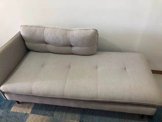 Sofá Chaise Long 03 Esquerda Linho  - Foto 2