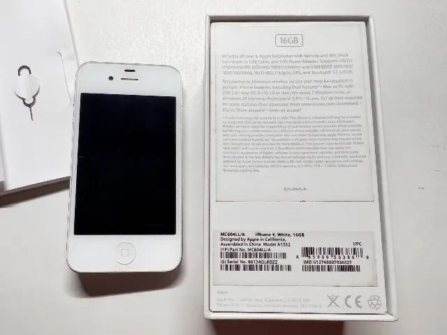 iPhone 4 Branco 16GB - Relíquia Impecável 100% Original! - Foto 2