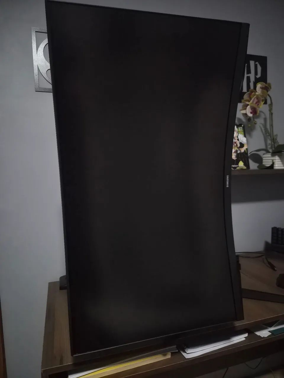 Monitor Gamer Curvo Samsung Odyssey G5 32" (32 Polegadas) + Suporte Articulado - Foto 4