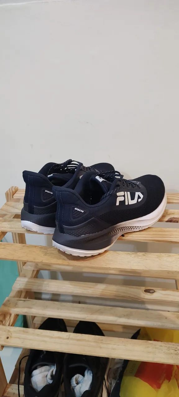 Tênis Fila Efecto 43 azul  - Foto 4