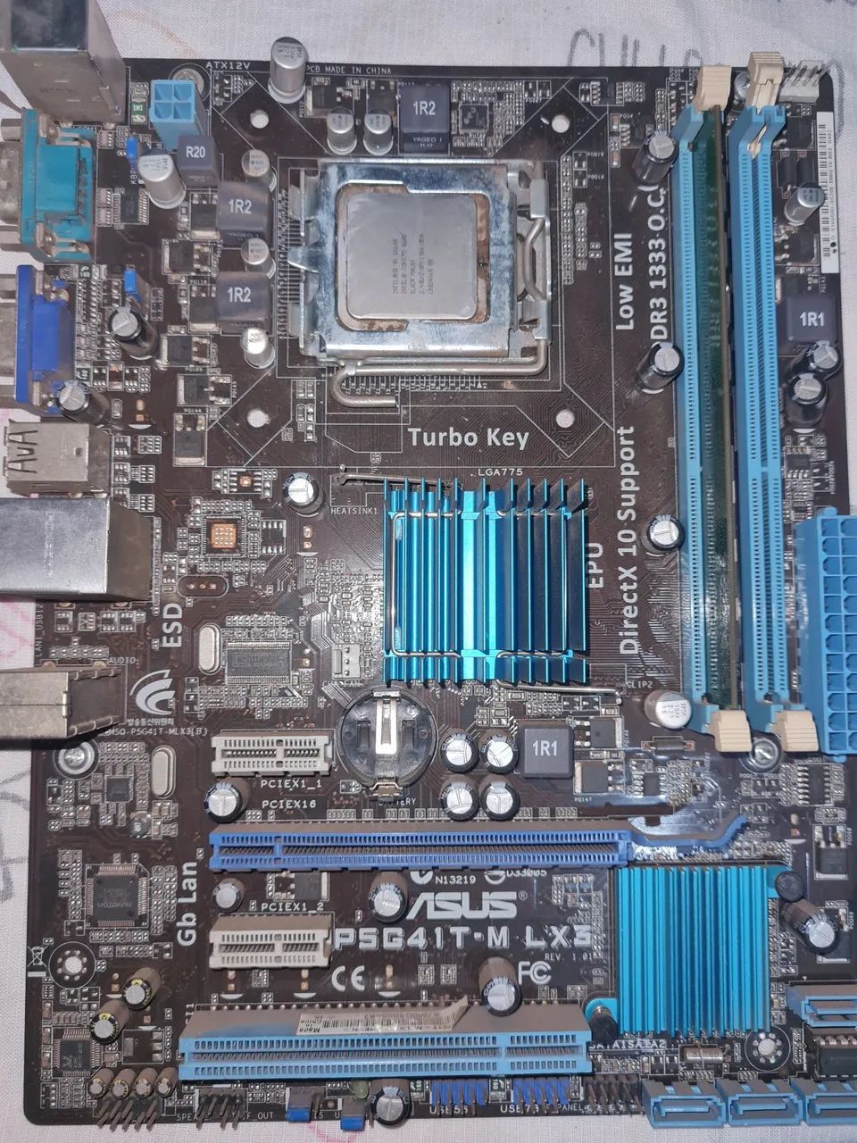 Placa Mãe Asus P5g41t-m lx3 + Processador + 2Gb DDR 3
