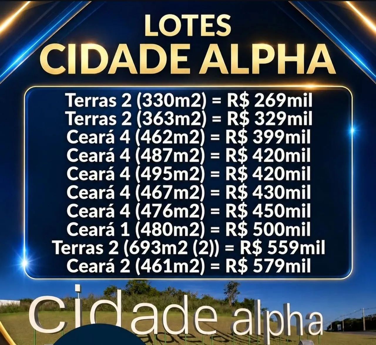 VENDO MARAVILHOSOS LOTES EM FORTALEZA,  CEARÁ 